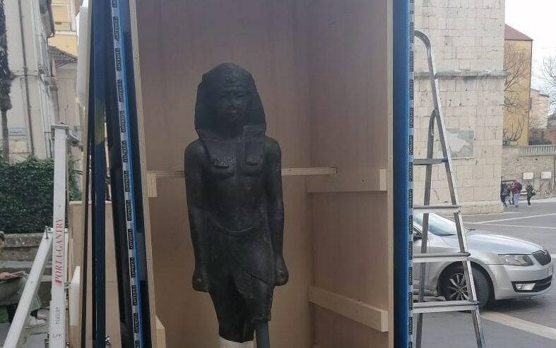 Tornati nel museo egizio di Benevento i reperti del Tempio di Iside