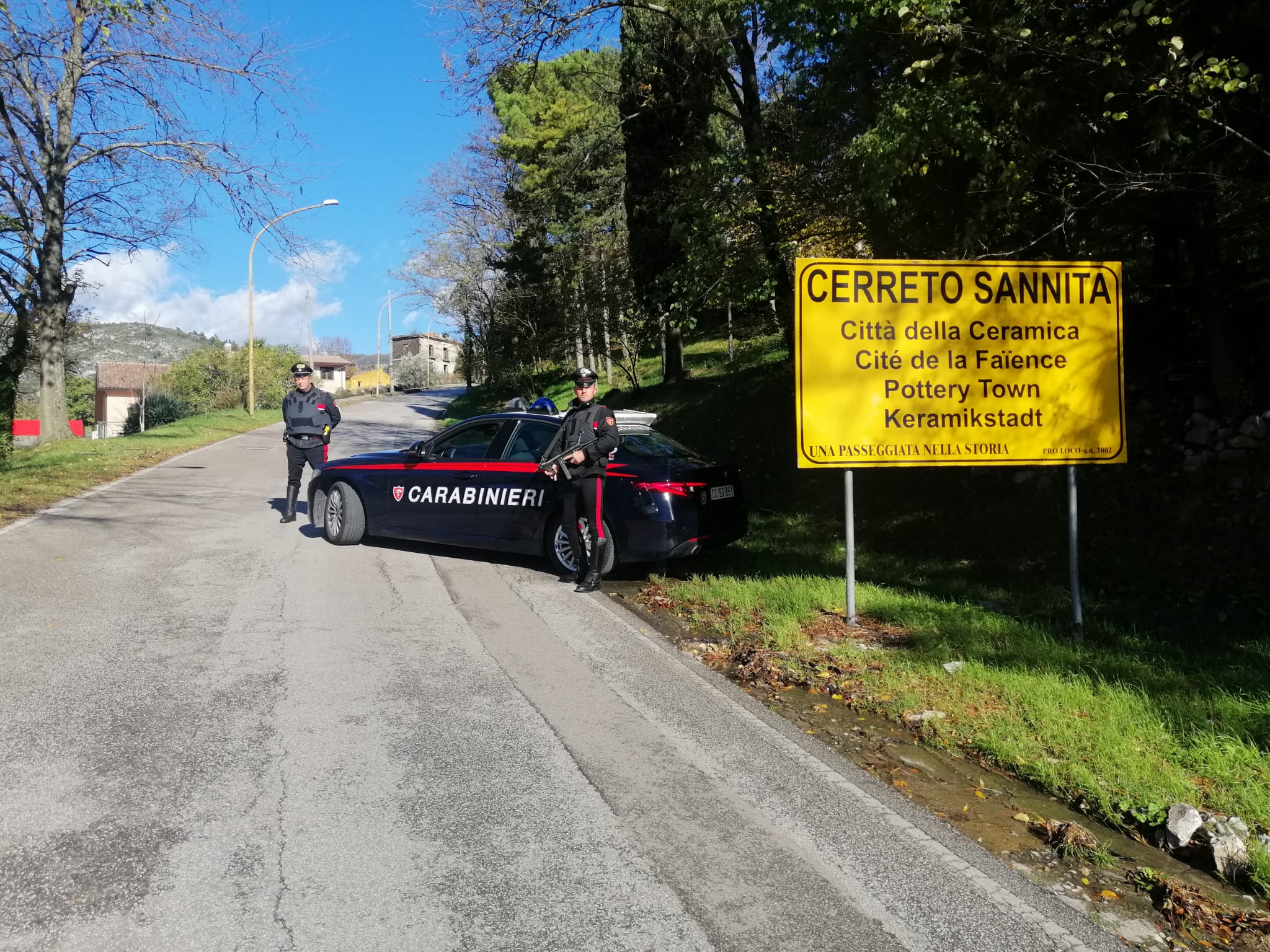 Controlli Carabinieri di Cerreto Sannita, divieto di avvicinamento per un 40enne
