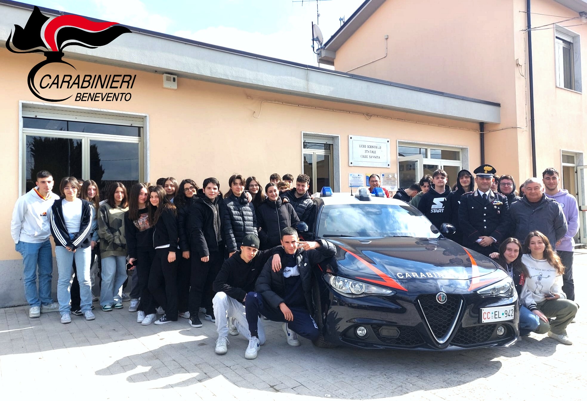 Cultura della legalità, i Carabinieri ospiti del Liceo Scientifico Statale di Colle Sannita