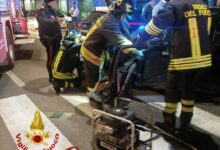 Avellino| Grave incidente nella notte in via Colombo, 33enne trasportato in eliambulanza all’ospedale Del Mare