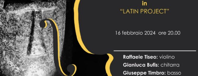 “String and Drum in Latin Project”, venerdi di musica e vino ad Arcos