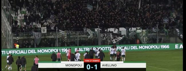 A Monopoli l’Avellino vince con un gol di Patierno