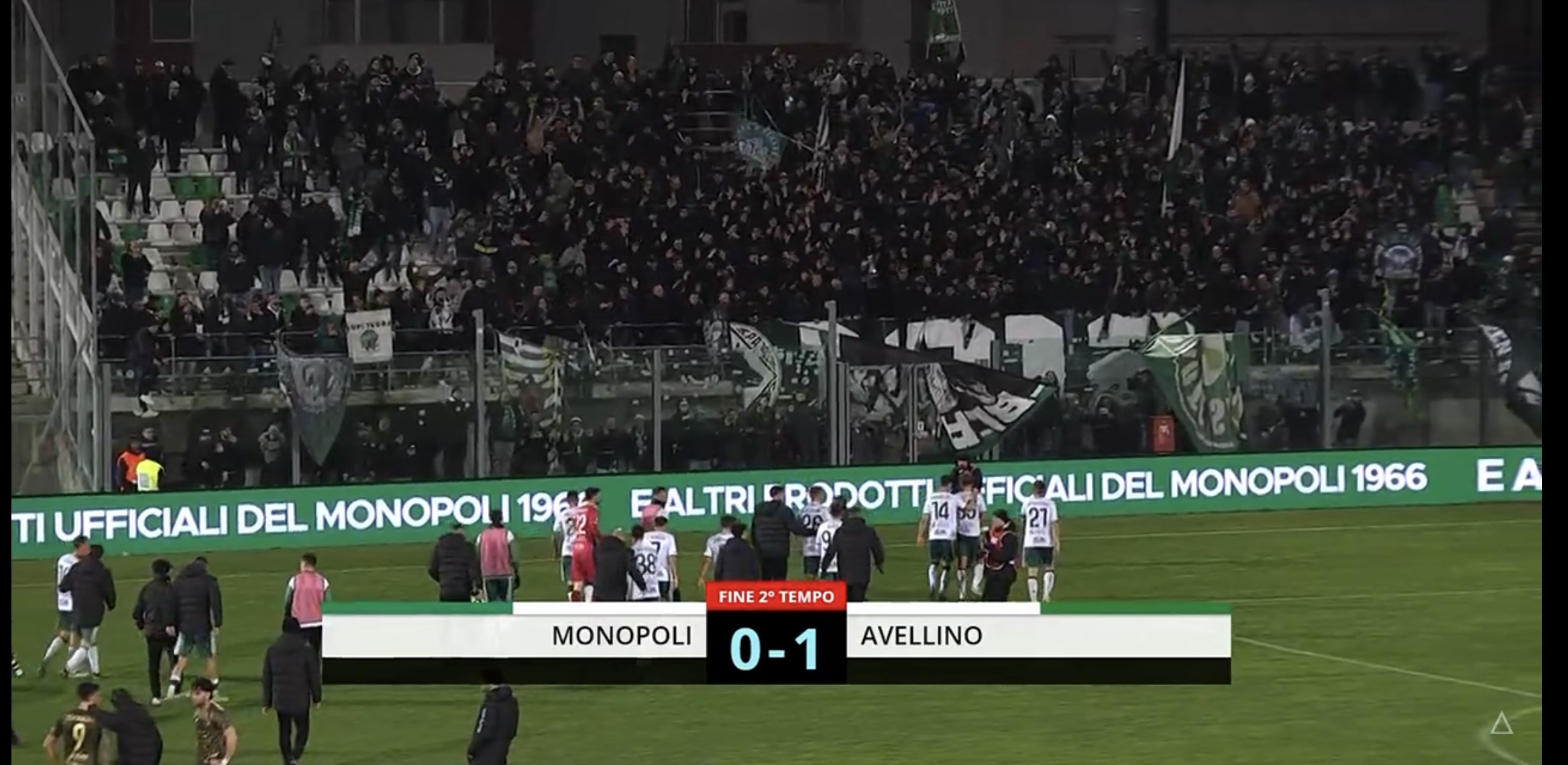 A Monopoli l’Avellino vince con un gol di Patierno