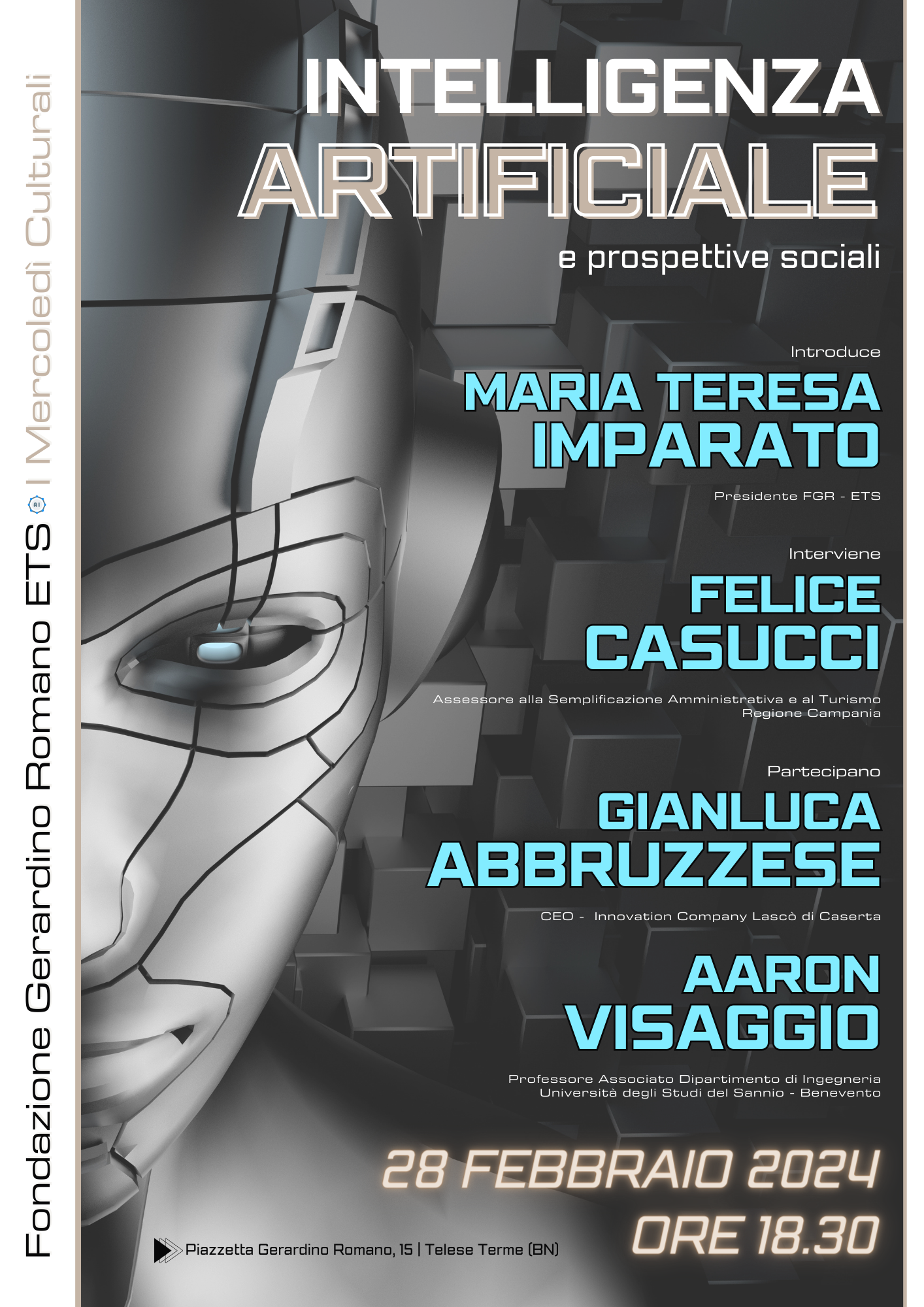 Alla Fondazione “Gerardino Romano” di Telese è di scena l’intelligenza artificiale