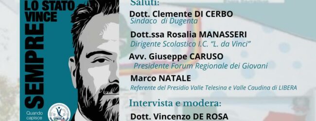 Al Comune di Dugenta la presentazione del libro “Lo Stato vince sempre” di Catello Maresca. Appuntamento l’8 marzo