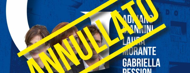 Teatro Gesualdo, annullato lo spettacolo “Stanotte ho fatto un sogno”