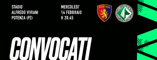Potenza-Avellino: i convocati di mister Michele Pazienza