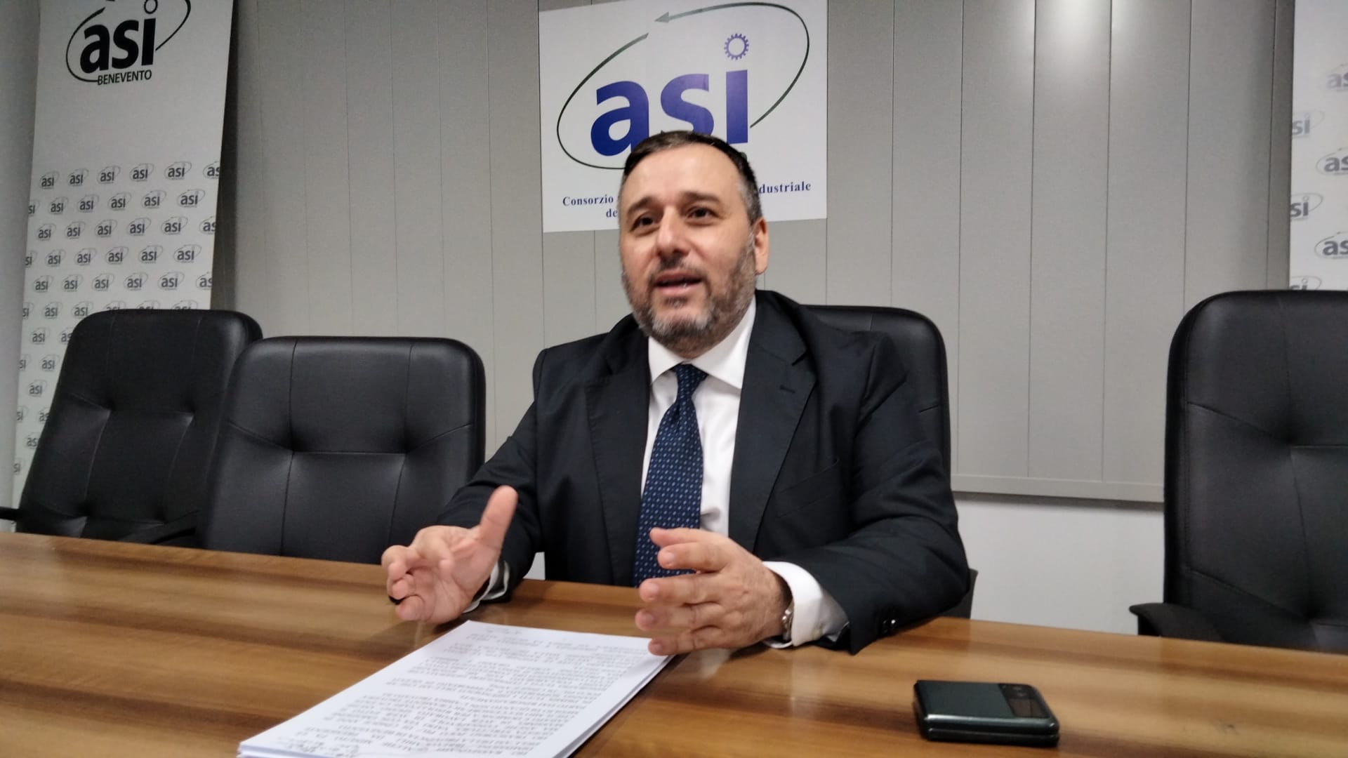 Asi, l’addio di Barone. “Un quinquennio di duro lavoro e di risanamento”