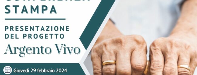 Progetto “Argento Vivo” la presentazione il 29 febbraio al Comune di Montoro