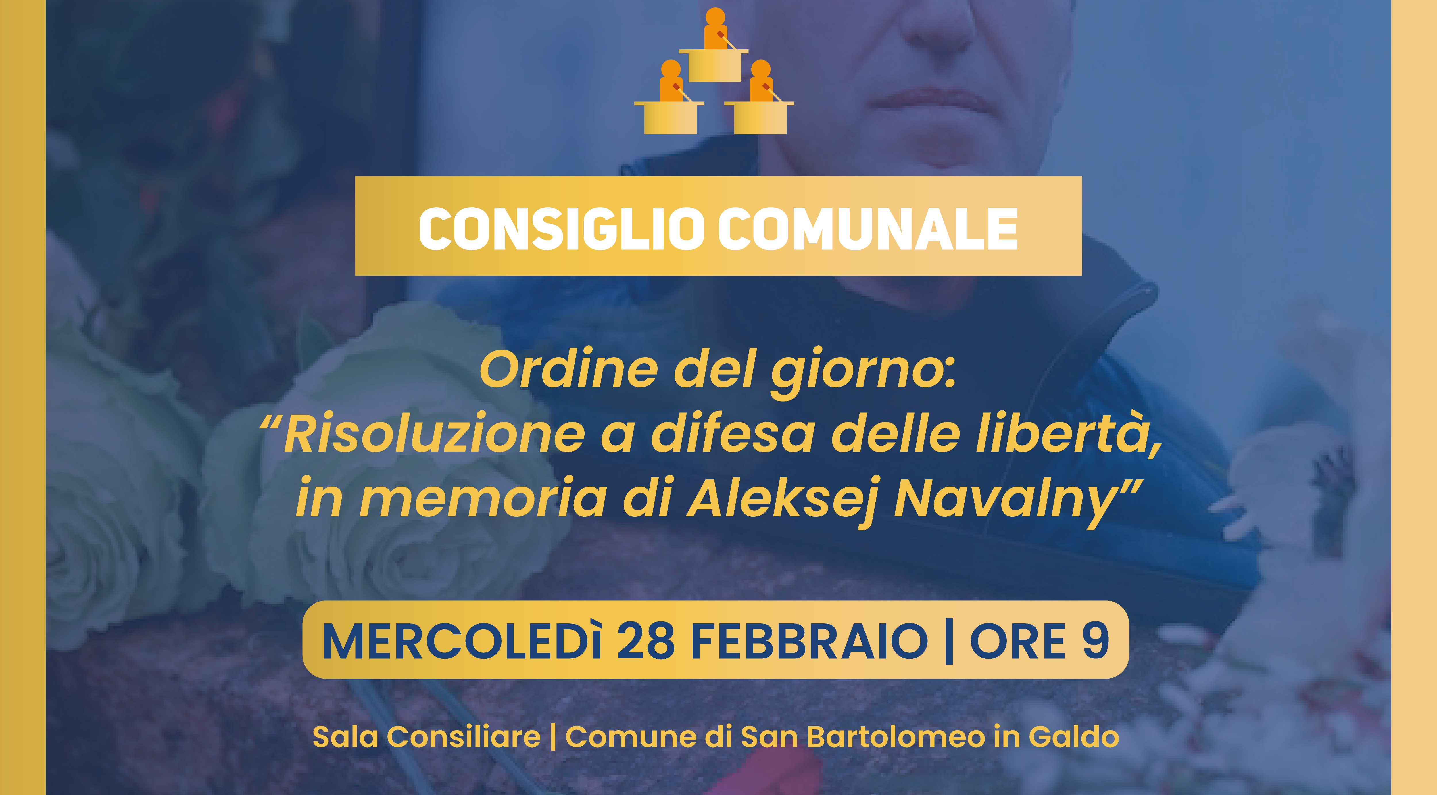 Caso Navalny, a San Bartolomeo in Galdo una risoluzione per la libertà. Agostinelli: “Nessuno resti indifferente”