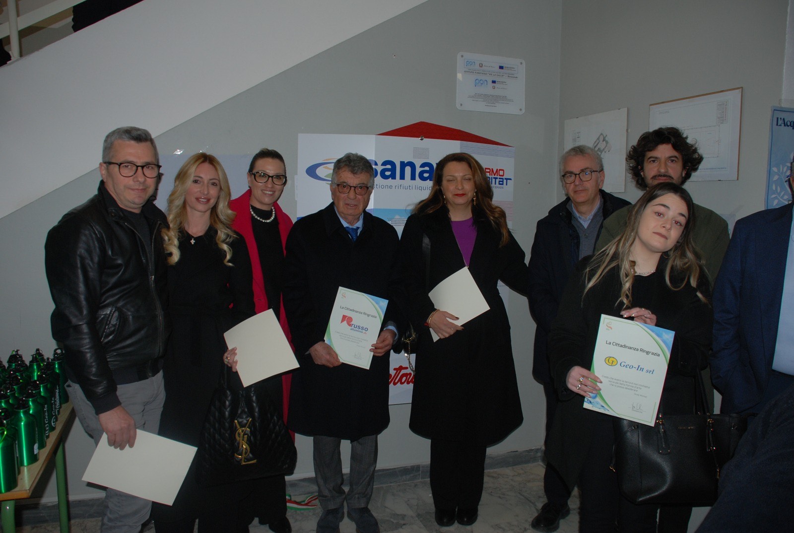 All’Istituto De La Salle di Benevento inaugurato dispenser green