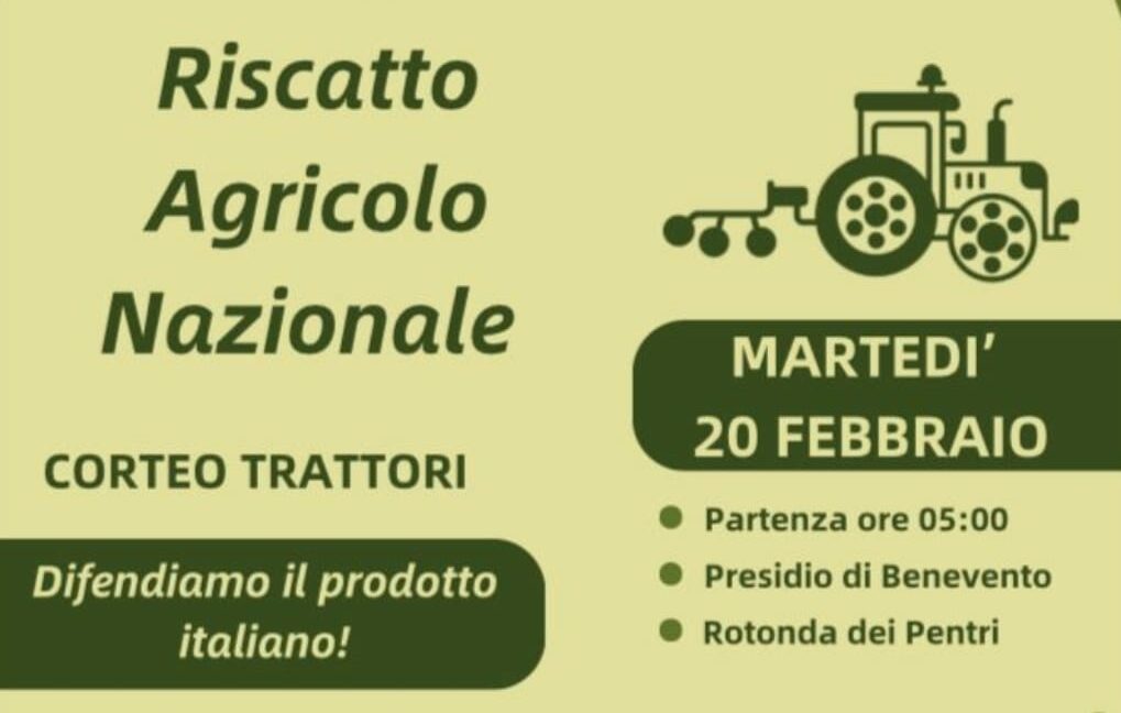 ‘Riscatto agricolo Sannio’, domattina si punta su Roma