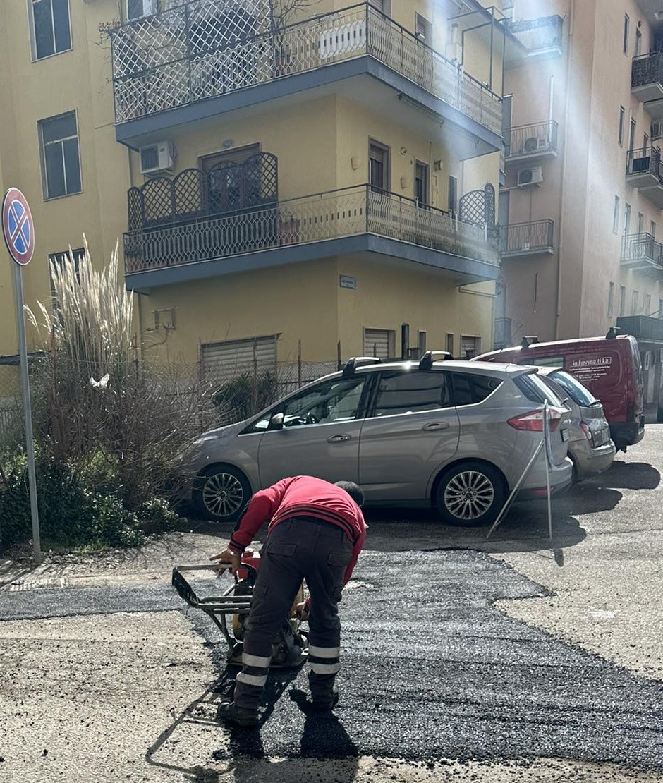 Benevento Avanti: Pasquariello e Iadicicco solerti nell’opera di miglioria stradale ai Cappuccini