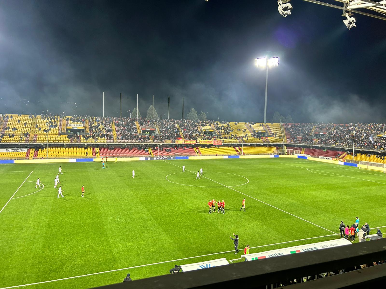 Benevento-Foggia: 1-0. Lanini firma la vittoria. La Strega accorcia dalla vetta, almeno per una notte…