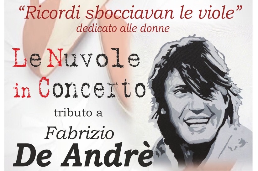 “Ricordi sbocciavan le viole” le donne celebrate con le canzoni di De Andrè. Appuntamento il 9 marzo a Colle Sannita