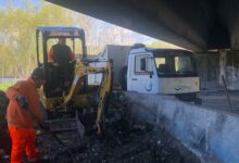 Benevento,Rosa: rimossi i rifiuti sotto il cavalcavia dello stadio Vigorito