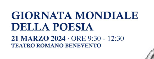 Giornata Mondiale della Poesia, al Teatro Romano evento con le scuole