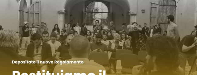 Avellino| Il capogruppo di APP deposita il regolamento aggiornato. Iandolo: restituiamo il Forum dei Giovani alla città