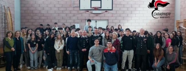 Cultura della legalità, carabinieri e scuola insieme per due giorni a San Bartolomeo in Galdo.