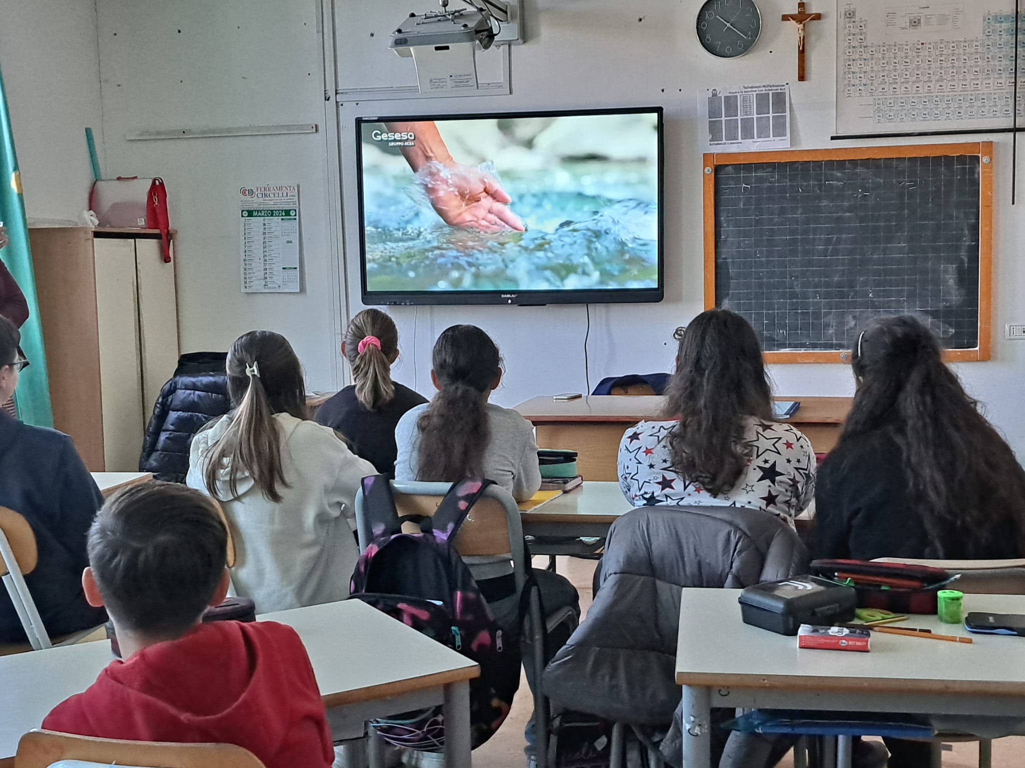 Giornata Mondiale dell’Acqua, tour di Gesesa tra le scuole/FOTO