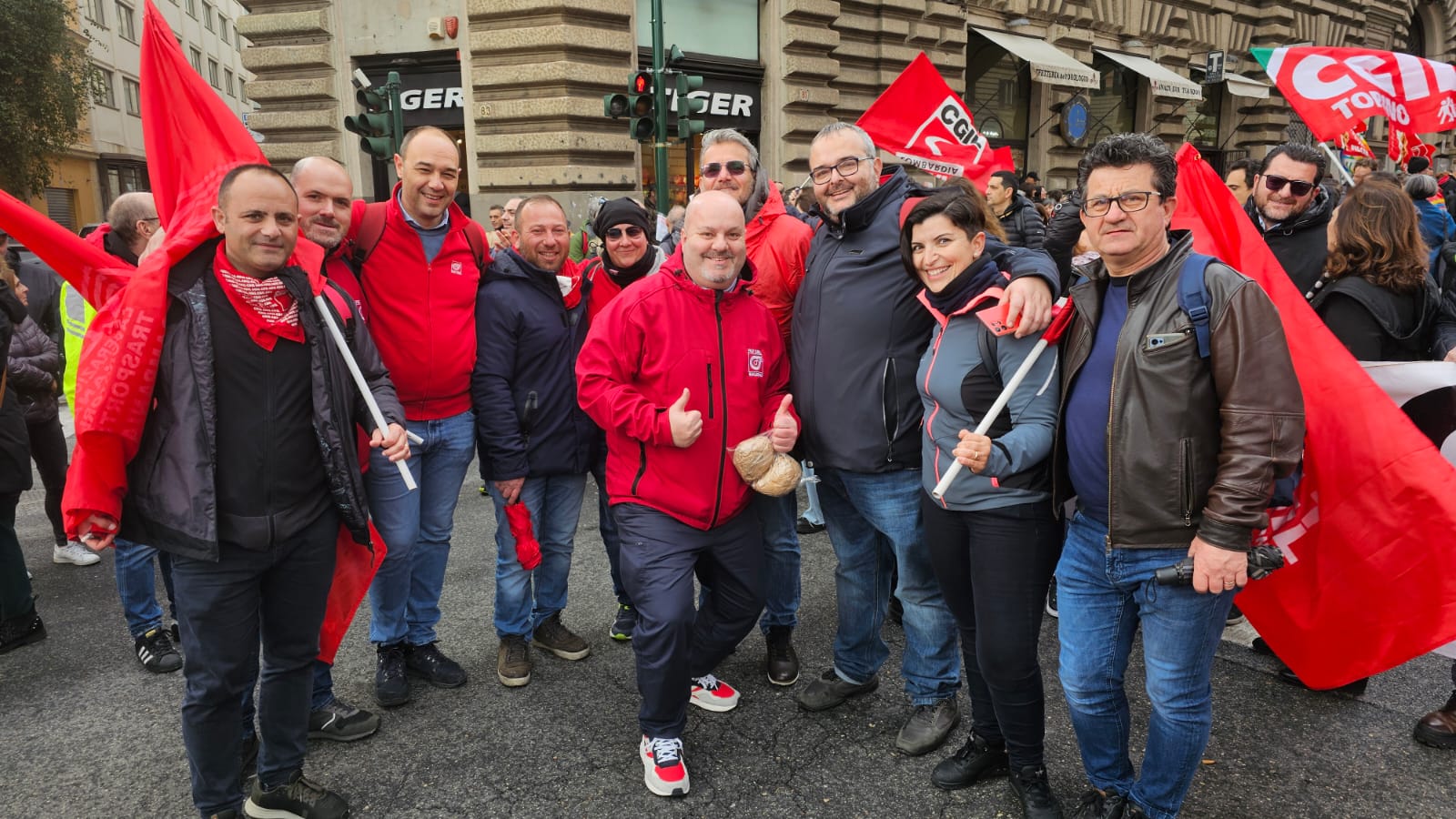 Stop alla guerra, la Filt CGIL Benevento-Avellino presente a Roma