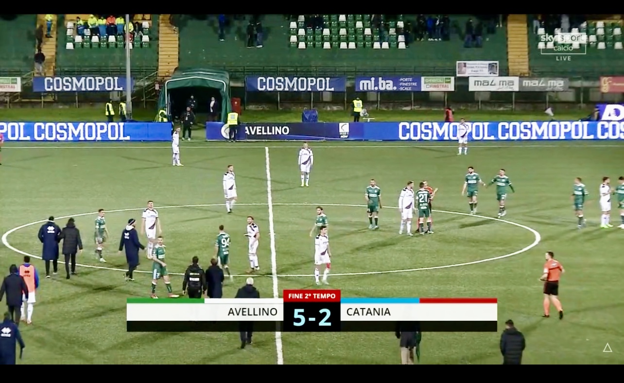 L’Avellino torna a vincere. Il risultato finale al Partenio-Lombardi è di 5-2