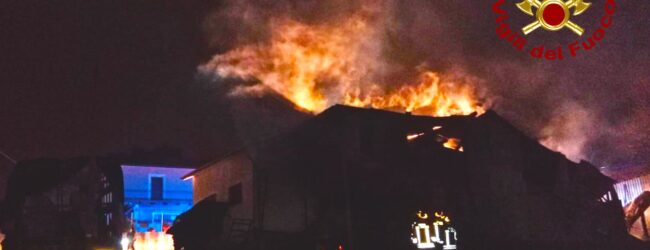 Melito Irpino| In fiamme un capannone agricolo, corsa contro il tempo per salvare gli animali