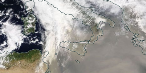 Eccezionale afflusso di polveri sahariane: picchi di PM10 in Campania