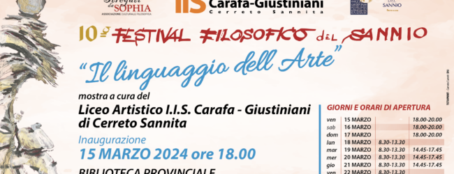 Domani a Benevento sarà inaugurata la mostra “Il linguaggio dell’arte” a cura del liceo aritistico di Cerreto Sannita