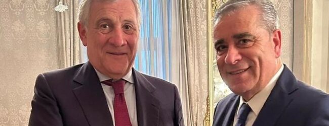 L’annuncio di Tajani: D’Agostino candidato alle elezioni europee con Forza Italia