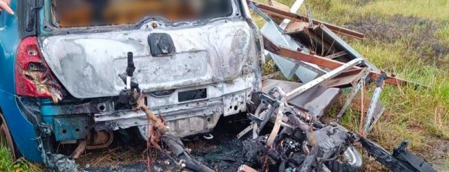 Cassano Irpino| Auto e motociclo in disuso bruciati in una concessionaria, indagini dei carabinieri