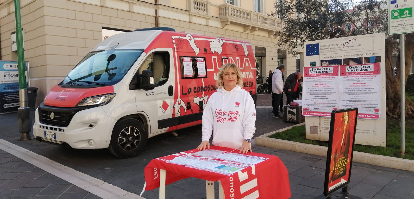 Fa tappa a Benevento la “Carovana dei diritti”: la Cgil ribadisce il no all’autonomia differenziata