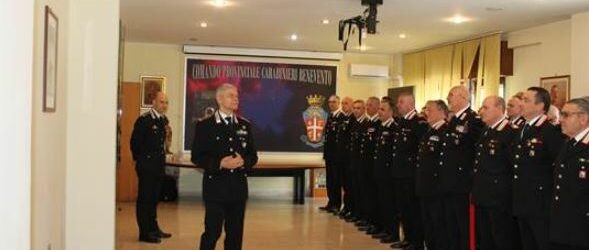 Benevento, visita istituzionale del Comandante Carabinieri “Odagen” Antonio De Vita