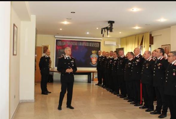 Benevento, visita istituzionale del Comandante Carabinieri “Odagen” Antonio De Vita