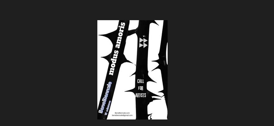 Arte contemporanea, la BeneBiennale bandisce la VI edizione