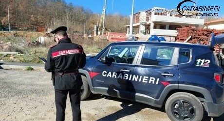 Carabinieri nei cantieri edili nella Val Fortore: denunciato imprenditore edile