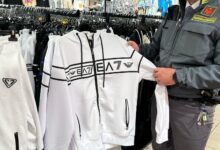 Benevento, sequestrati 200 capi di abbigliamento contraffatti