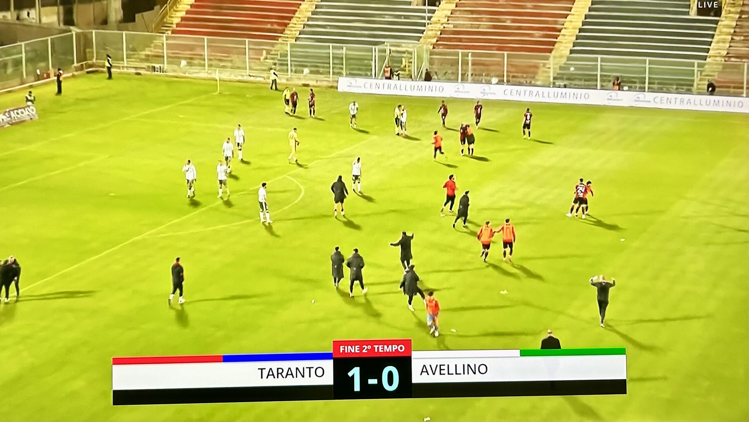 Taranto-Avellino 1-0, sconfitta in trasferta per i lupi