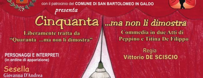 San Bartolomeo In Galdo, tornano in scena i “SognAttori” dal 12 al 14 aprile