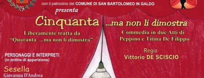 San Bartolomeo In Galdo, tornano in scena i “SognAttori” dal 12 al 14 aprile