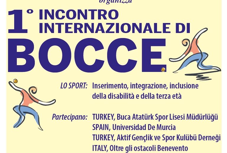 A Cervinara il primo incontro internazionale di bocce paralimpiche