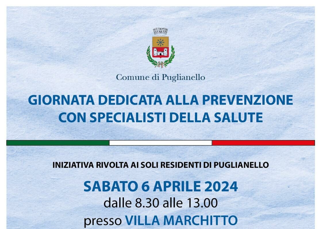 Visite mediche gratis a Puglianello, De Lucia: “Villa Marchitto con i camici bianchi per un giorno”