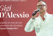Cerimonia per la Laurea ad Honorem a Gigi d’Alessio: dalle 10 di lunedi si potranno ritirare i biglietti gratuiti