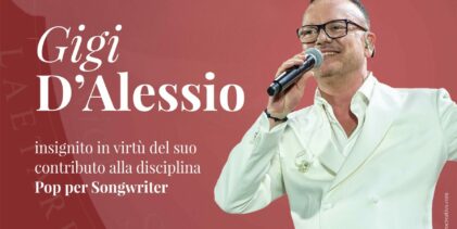 Cerimonia per la Laurea ad Honorem a Gigi d’Alessio: dalle 10 di lunedi si potranno ritirare i biglietti gratuiti