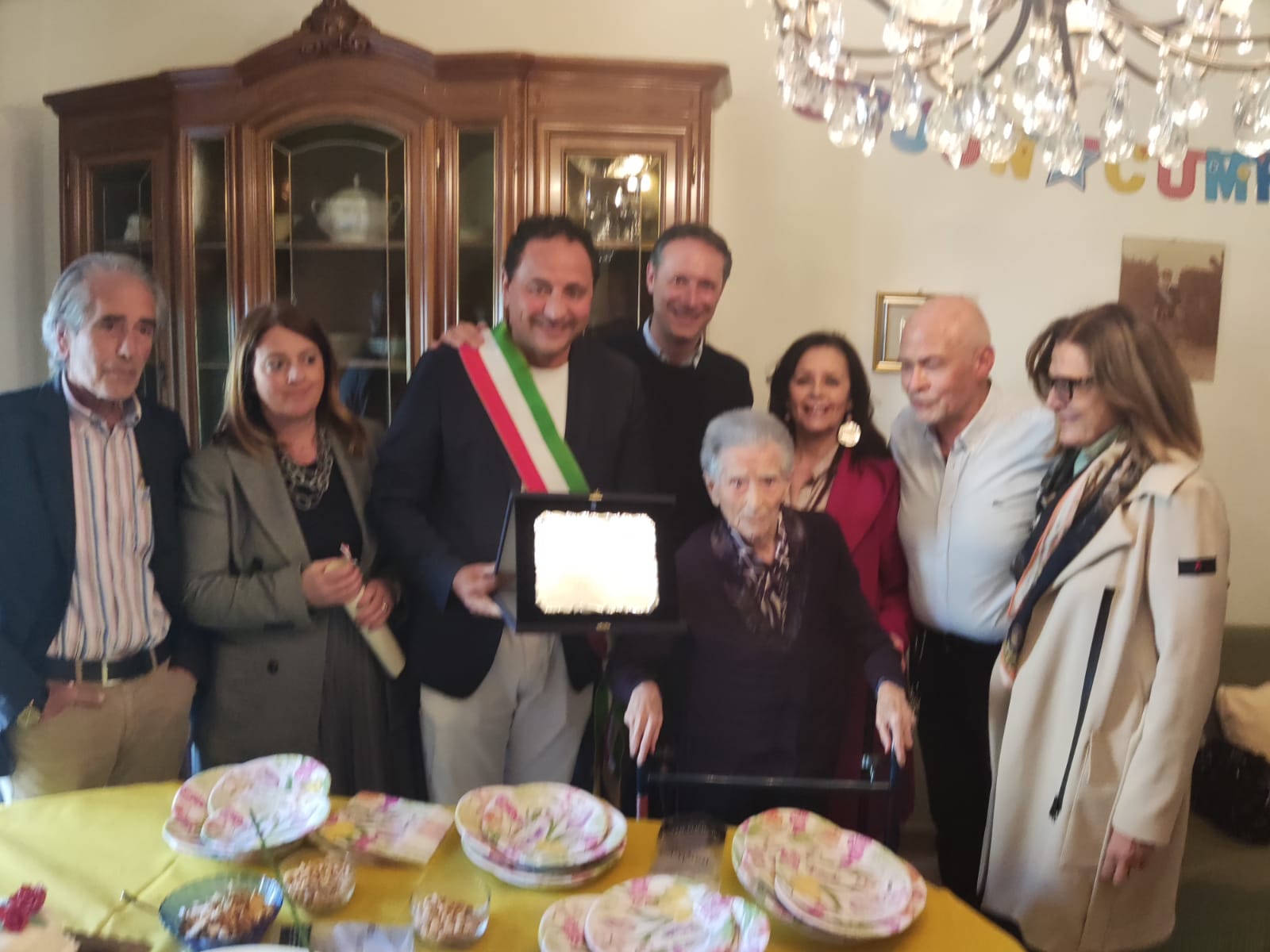 Telese Terme, gli auguri dell’amministrazione e della comunità alla centenaria nonna Agnese