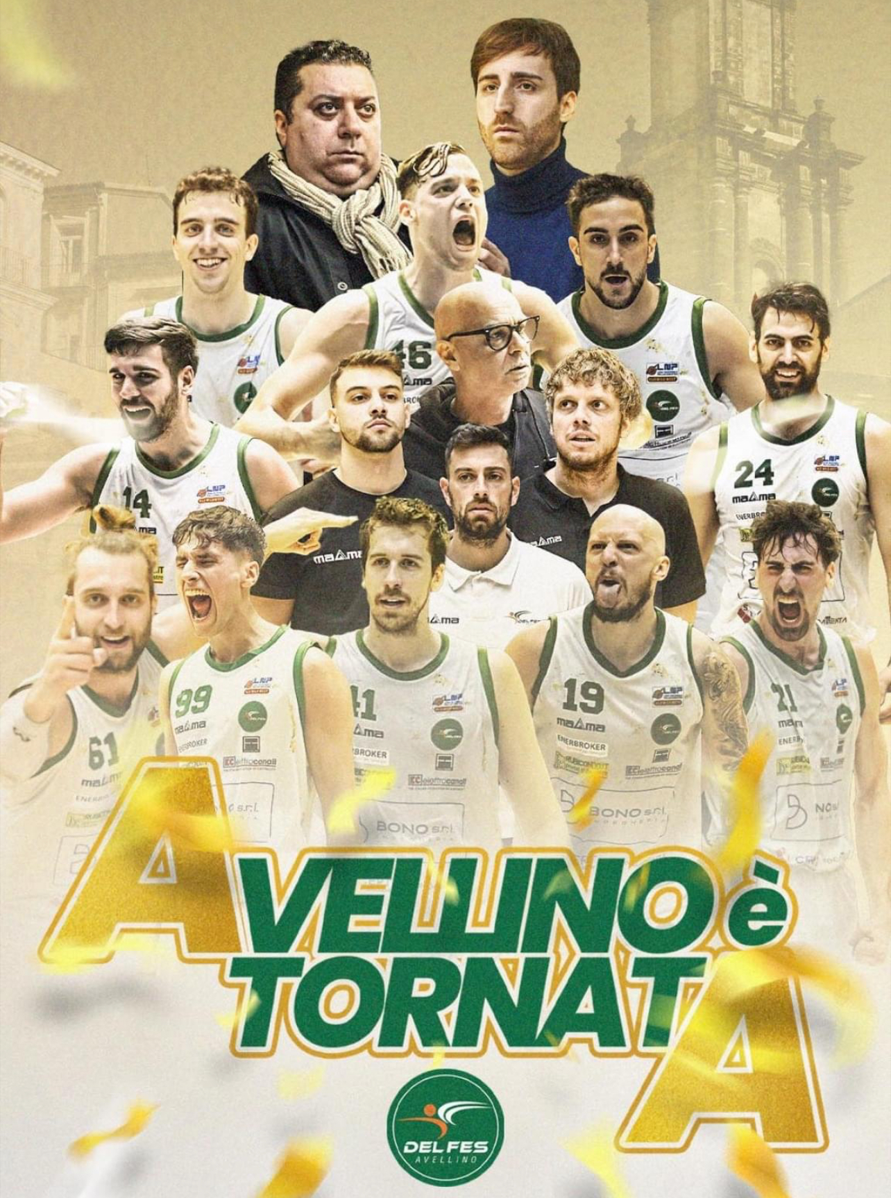 Basket, la Del Fes Avellino promossa in A2