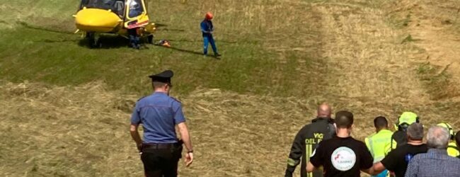 Caposele| Incidente nei campi, anziano ferito gravemente agli arti inferiori e trasportato in eliambulanza al Moscati