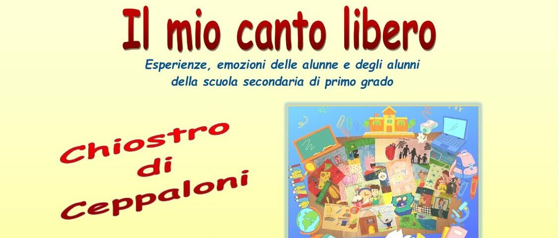 “Il mio canto libero” l’evento di cultura e poesia all’Istituto Comprensivo Settembrini