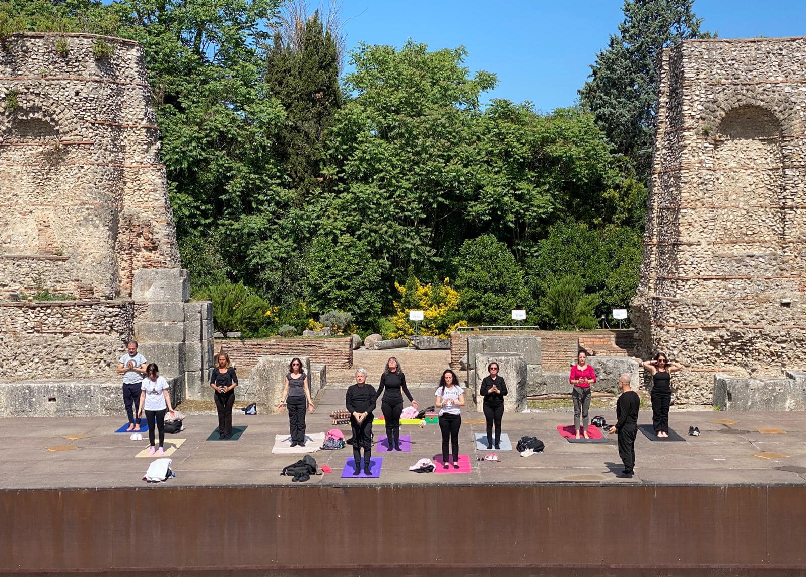 Domenica 9 giugno al Teatro Romano spazio al laboratorio di Pilates