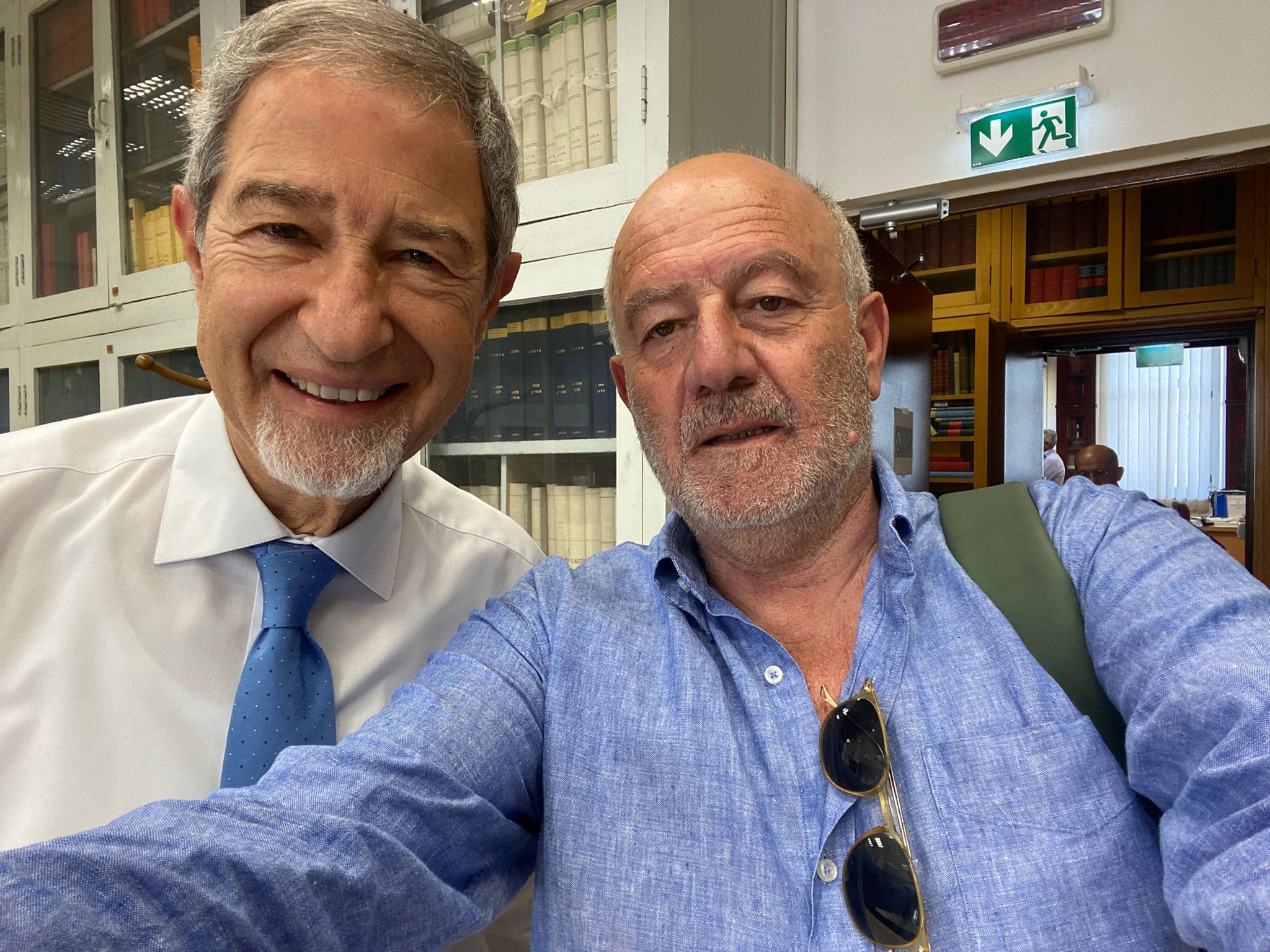 Razzano-Musumeci, rendez-vous inopinato all’Emeroteca Tucci